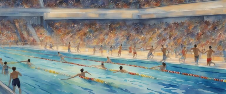 Olympic water dancing