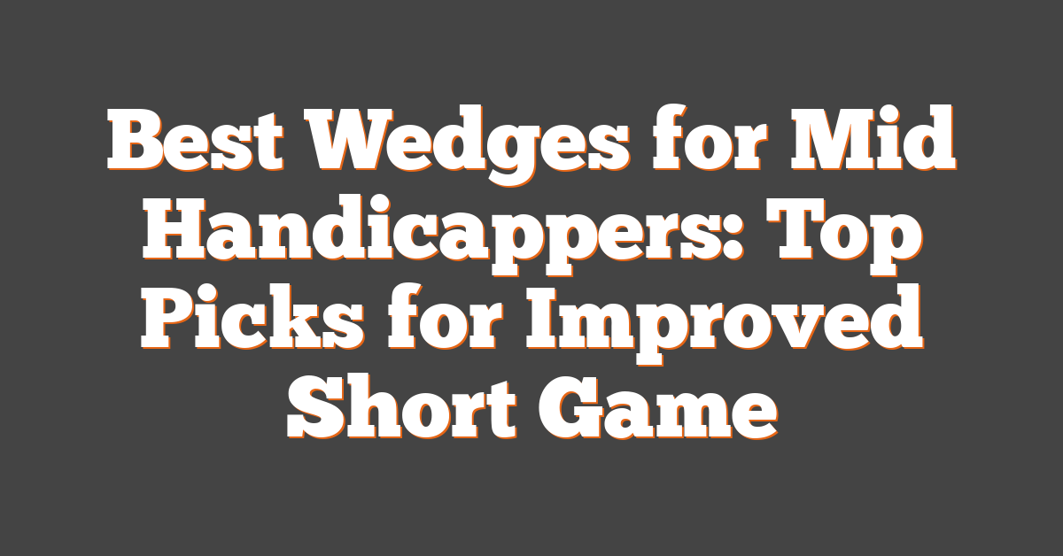 Best Wedges for Mid Handicappers: Top Picks for Improved Short Game